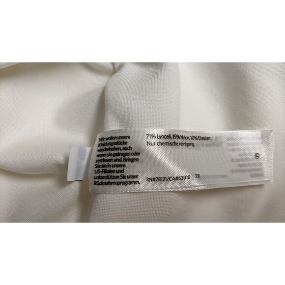 Wmn's EILEEN FISHER Full- Zip Ivory Moto Jacket w/ Side Pockets Small EXCELLENT! - Picture 14 of 15